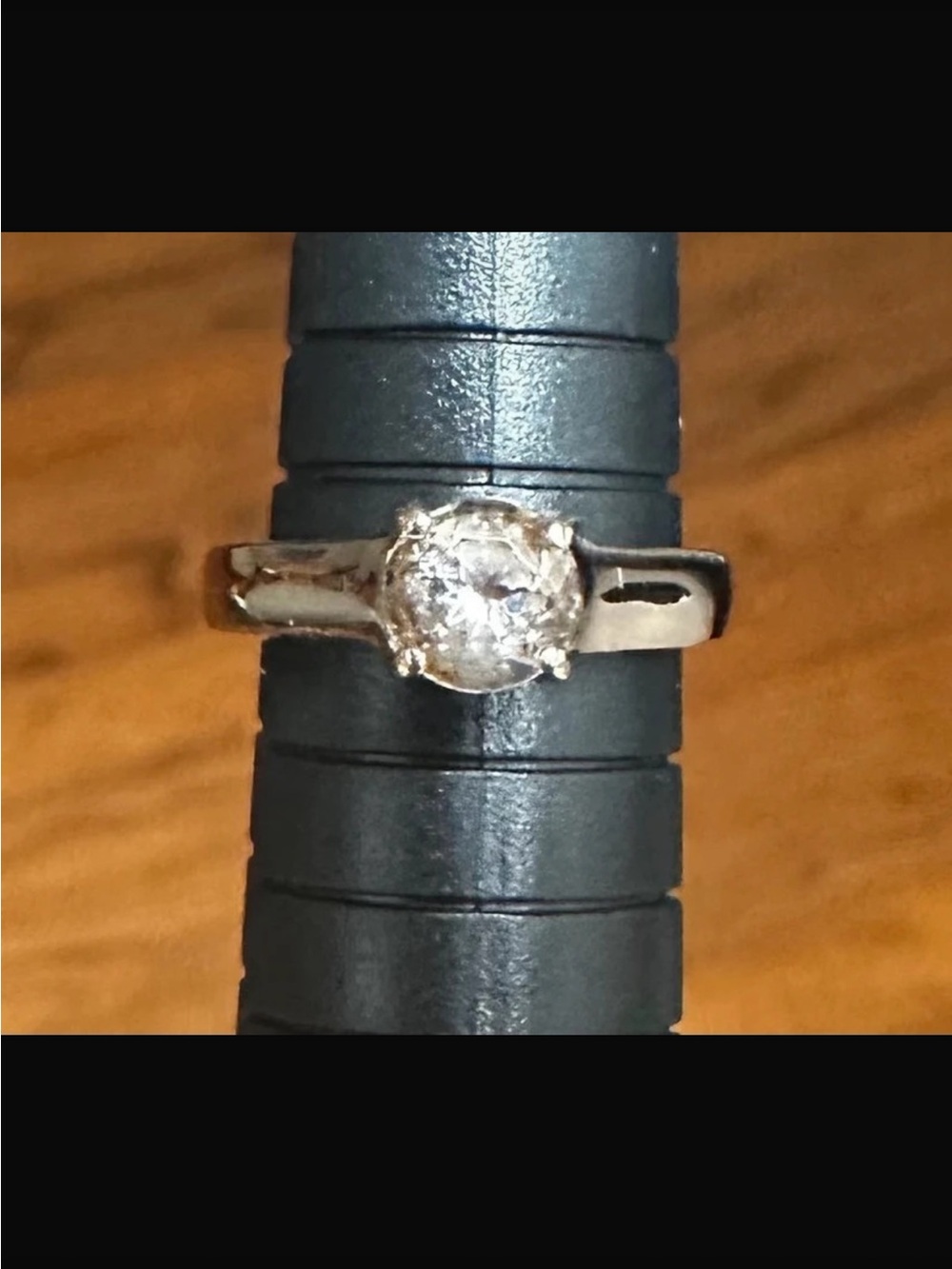 14k rose gold morganite solitaire ring